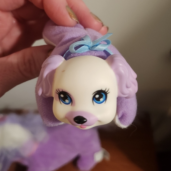 Puppy Surprise " Coco" Stuffed Animal Purple - Picture 9 of 9